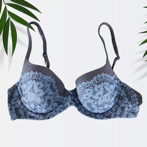 VS Lined Lace Demi Bra